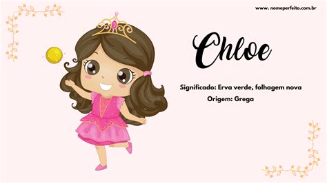 Significado do nome Chloe .